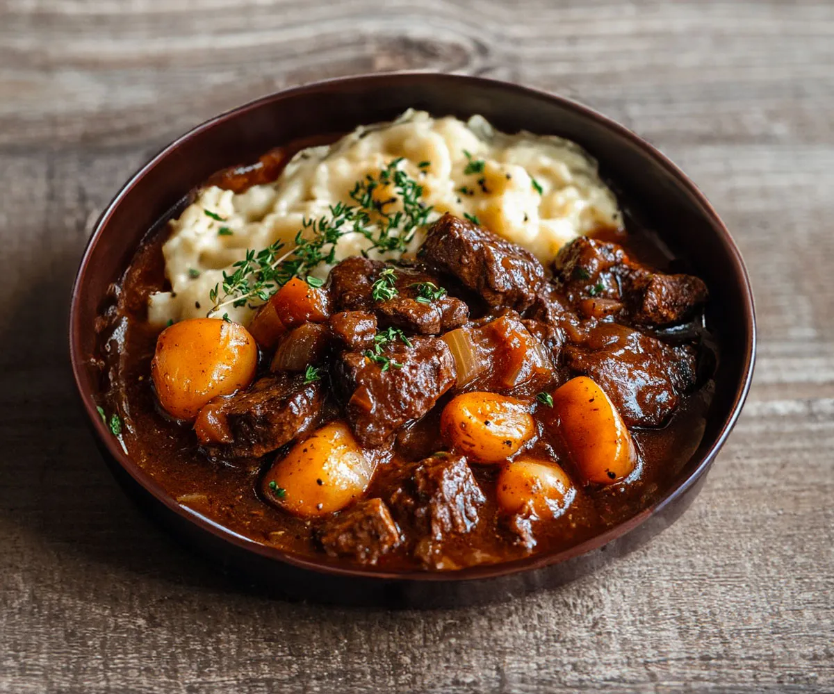 Şarapta dana yahnisi (Bœuf bourguignon) — Paris