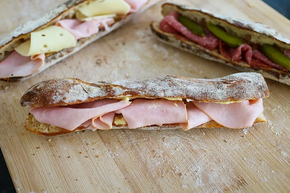 Baget sandviç (Jambon-beurre) — Paris